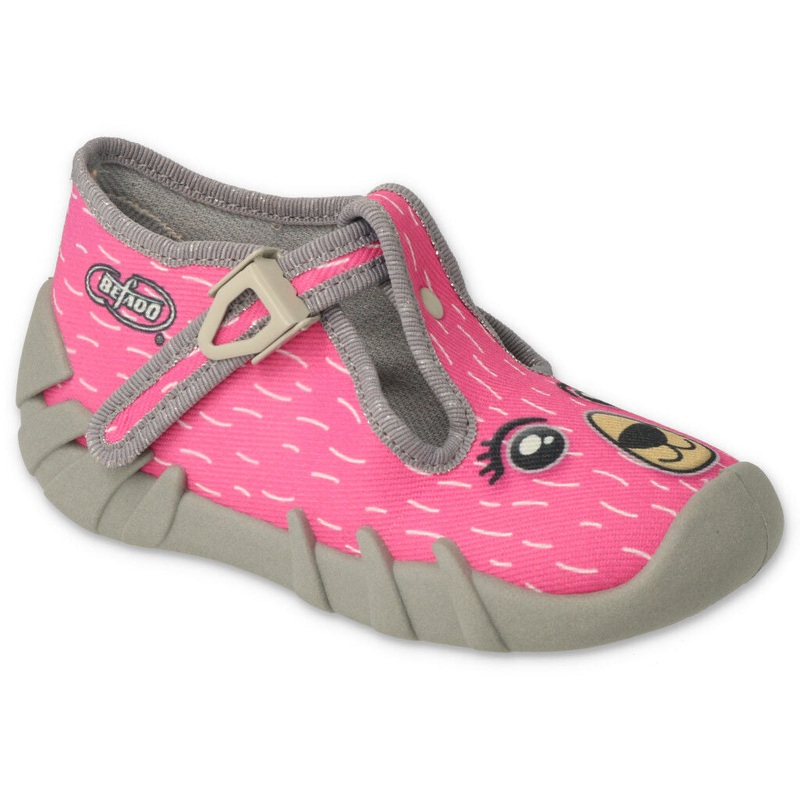 Befado Pink Bear Daycare Slippers / Sneakers SPEEDY | 110N468