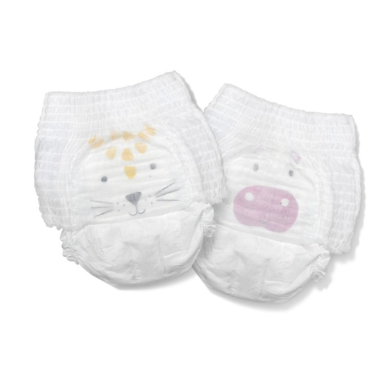 Eco Nappy pants, size 4 Hippo & Leopard 9-15kg Pack (22)