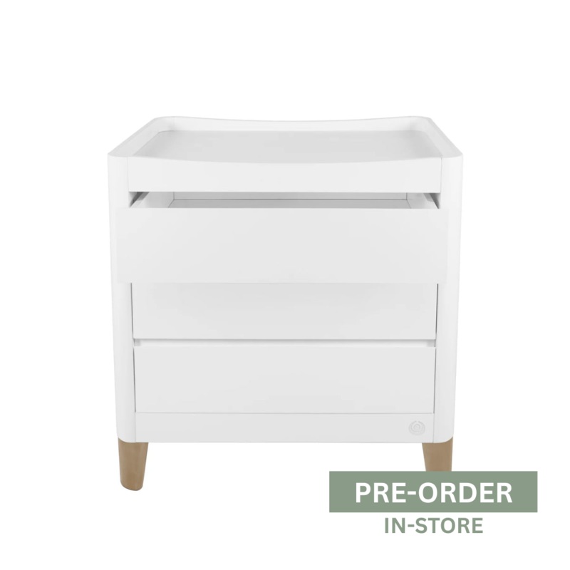 Serena Dresser White & Natural