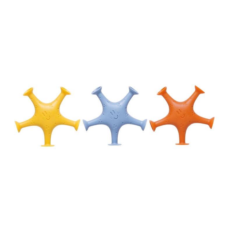 Suction Bath Toys 3-pack Starfish Contemporary