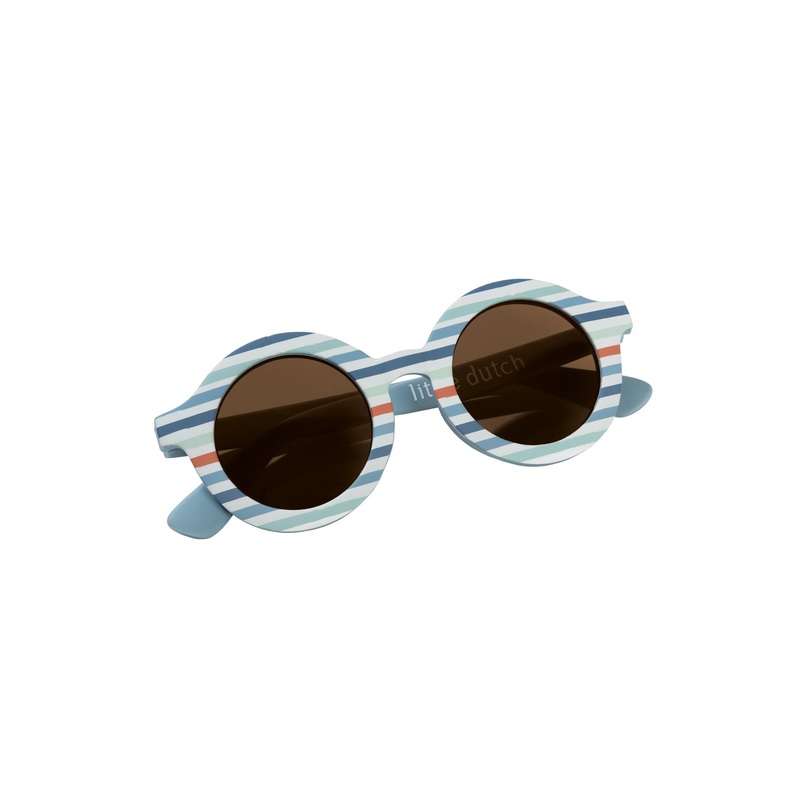 Children’s Round Sunglasses – Blue Stripes