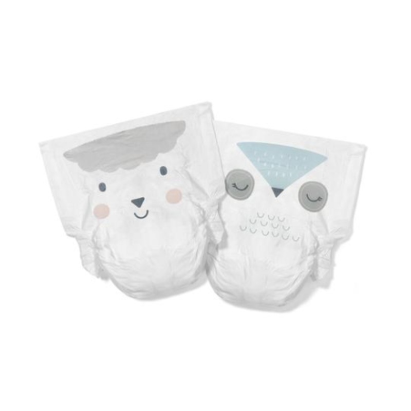 Eco Nappies, Size 1 Owl & Lamb 2-5kg Pack (40)
