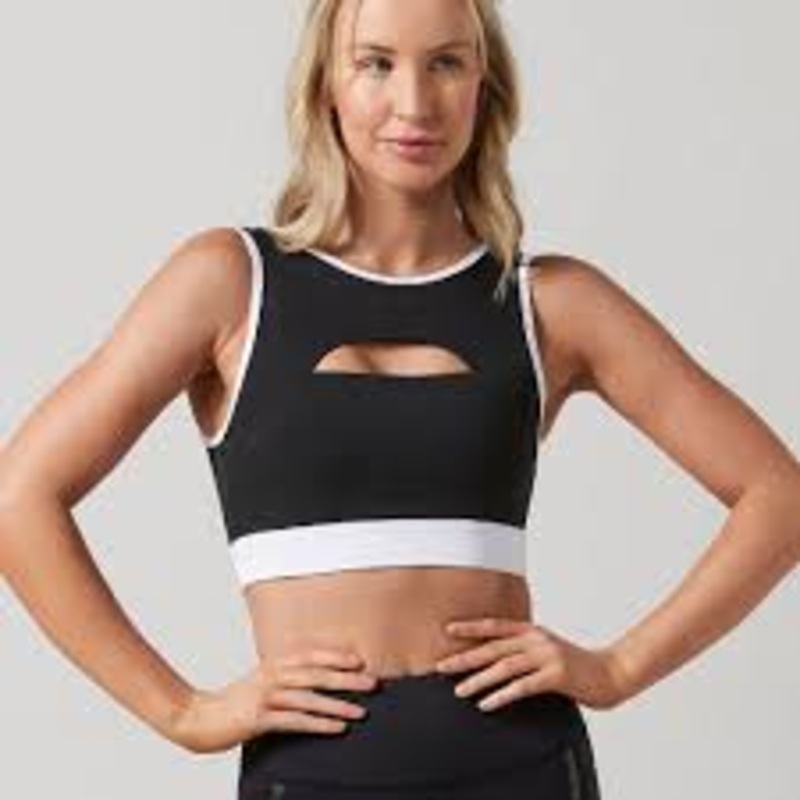 Marlow Sports Bra in Tarmac Black XS