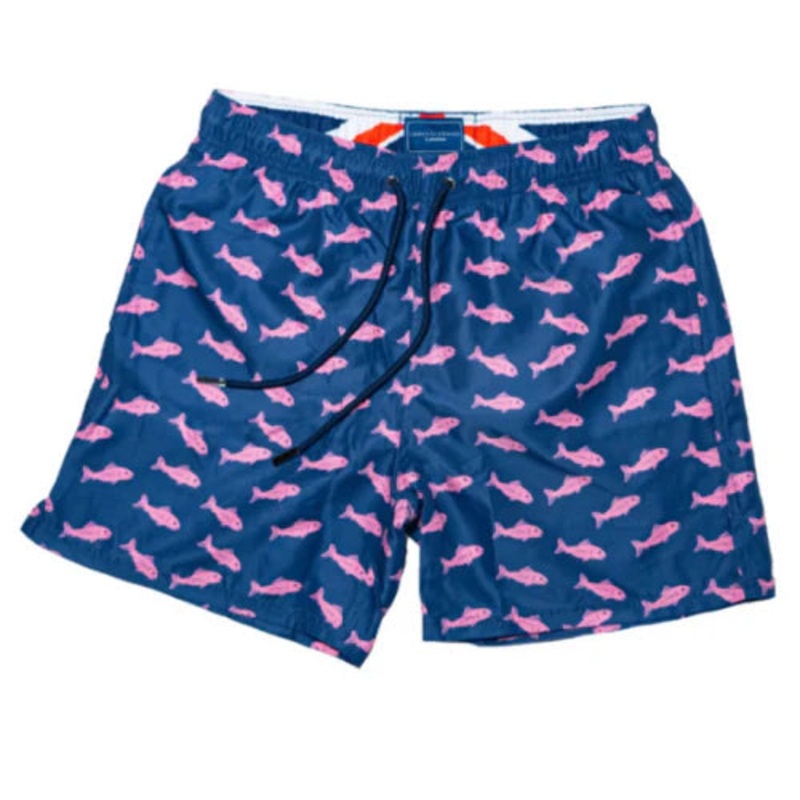 NAVY BOLD FISH S
