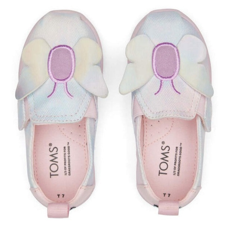 Tiny Alpargata Twin Gore Tie Dye Twill Butterfly 19.5