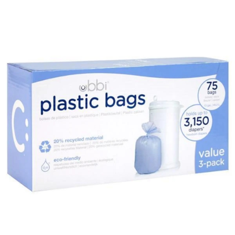 3-pack 25 plastic bags – value pack