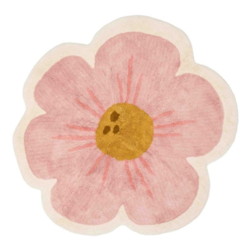 Rug Flower – 110×110 cm