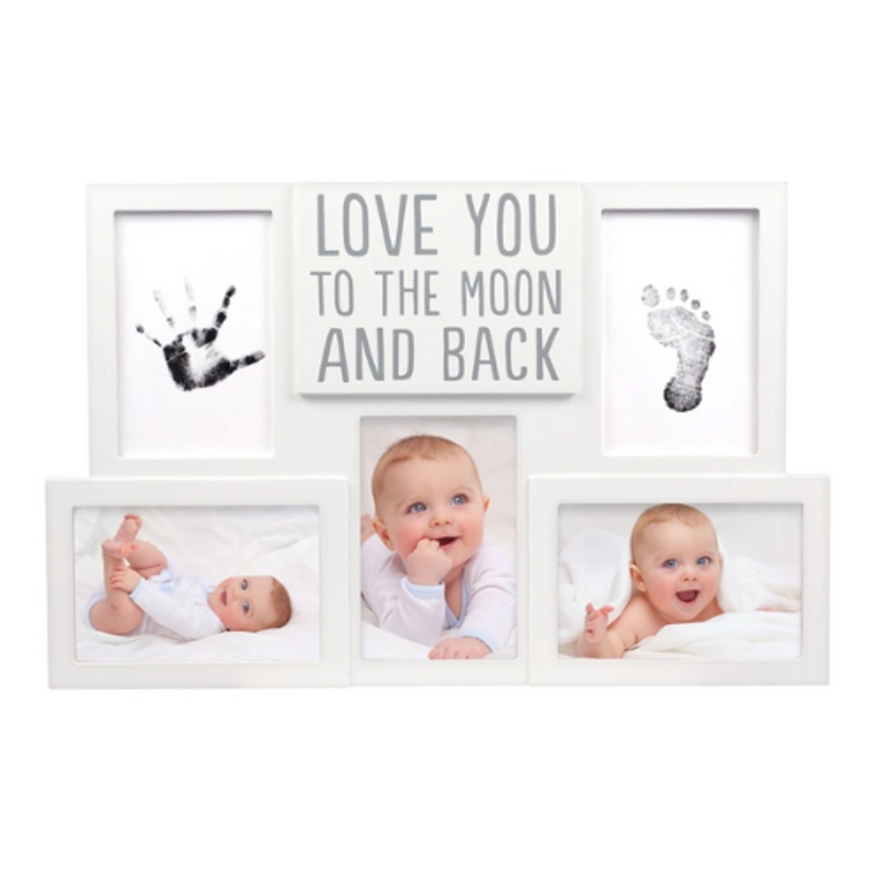 Babyprints Collage Frame “Love You To The Moon and Back”