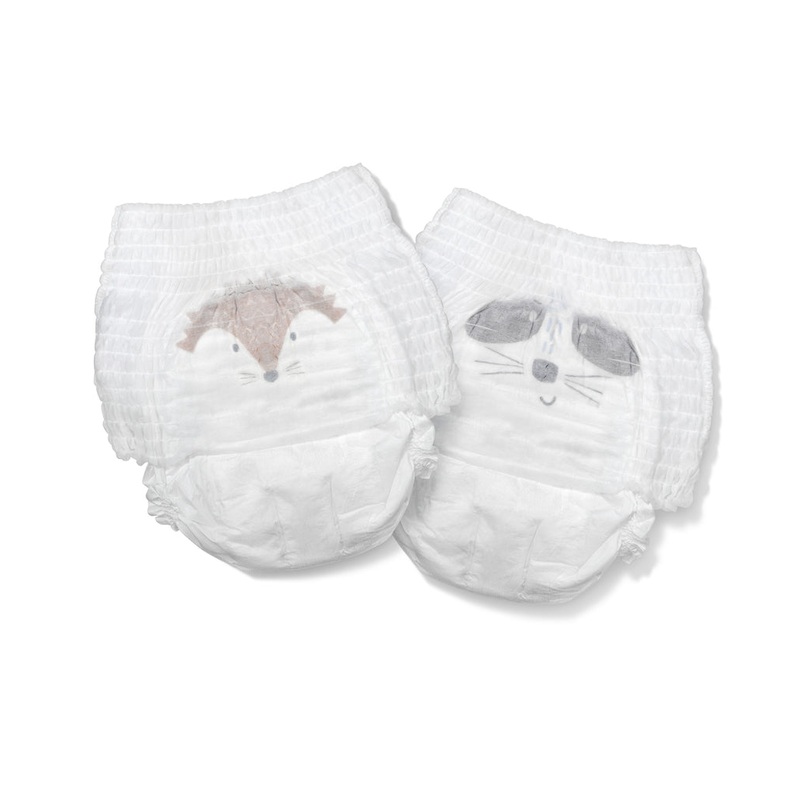 Eco Nappy pants, size 6 Hedgehog & Raccoon 15kg+ (18 pack) Pack (18)