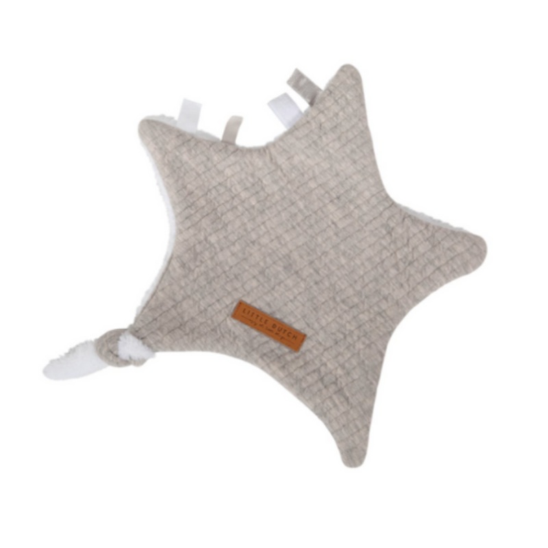 Cuddle cloth Star – Pure Grey