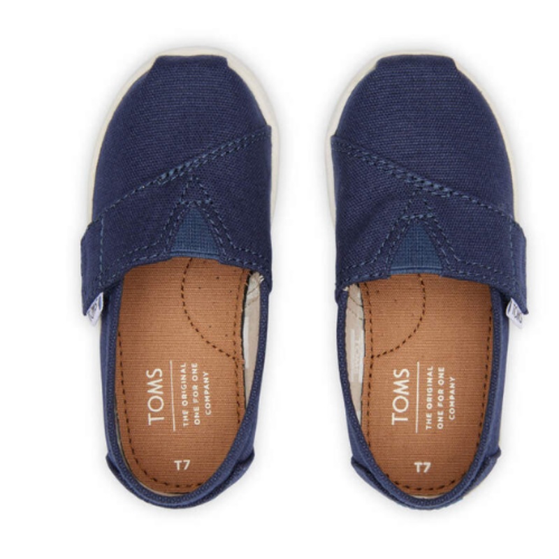 Tiny Alpargata Canvas Navy 19.5