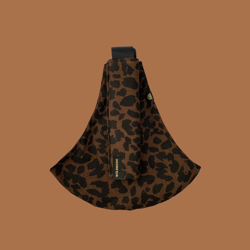 Toddler carrier leopard print brown