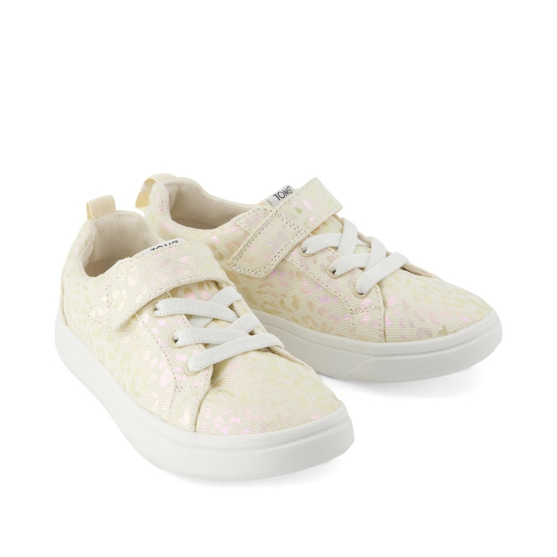 Youth Cruz Lace-Up Sneaker – Natural Iridescent Leopard 30