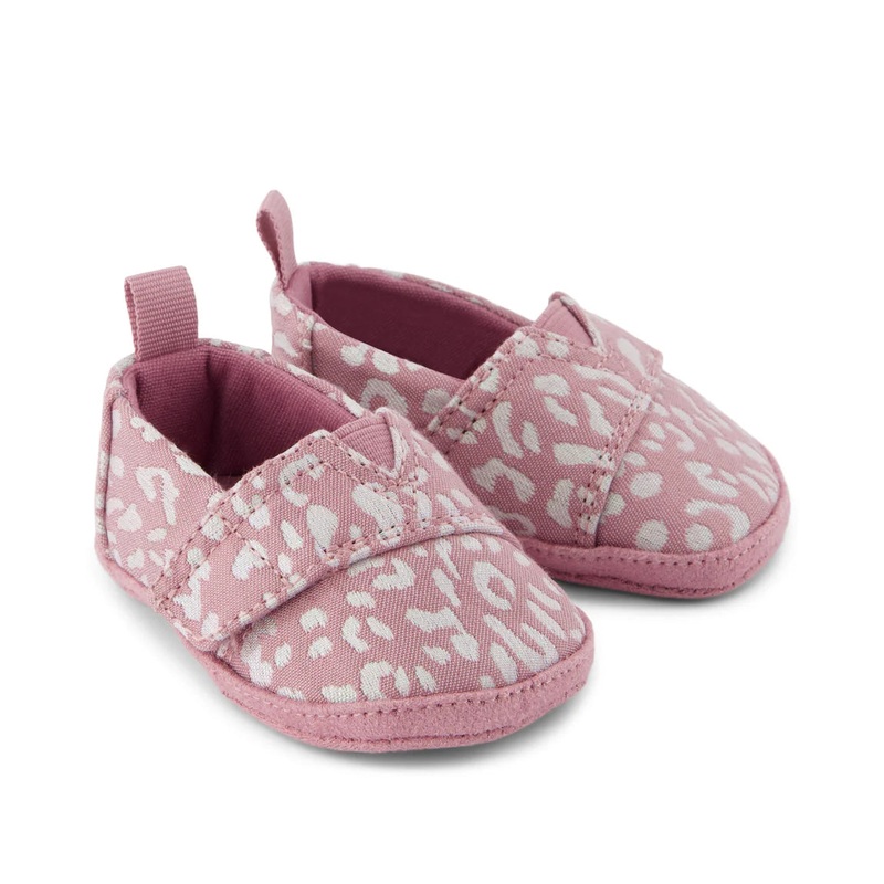 Alpargata Baby Crib Shoe Cosmic Pink Iridescent Leopard 16