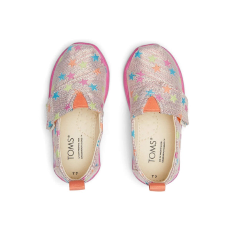Tiny Alpargata Glimmer Stars 19.5