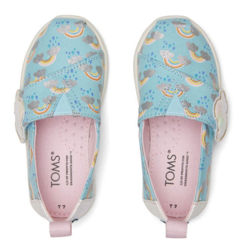 Tiny Blue Weather Foil Print 19.5