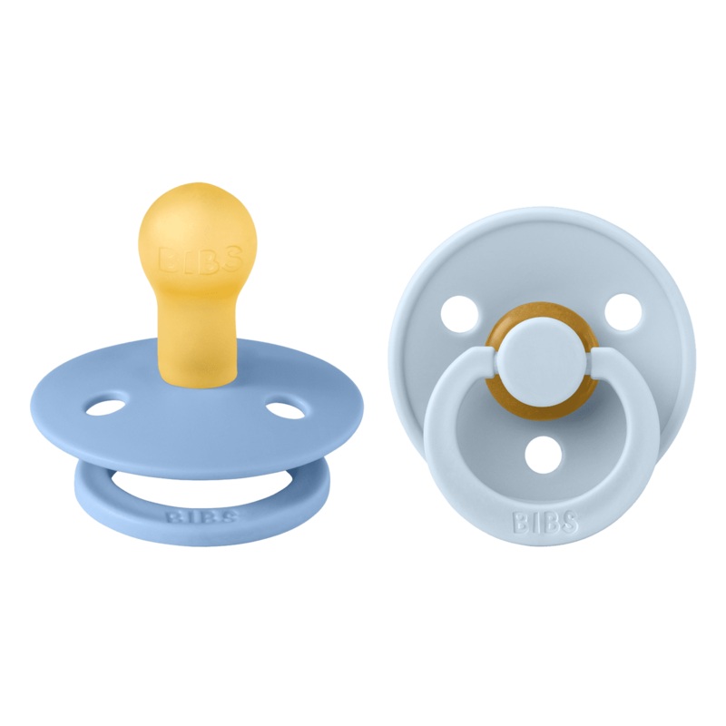 Bibs Dummy Sky Blue & Baby Blue 1