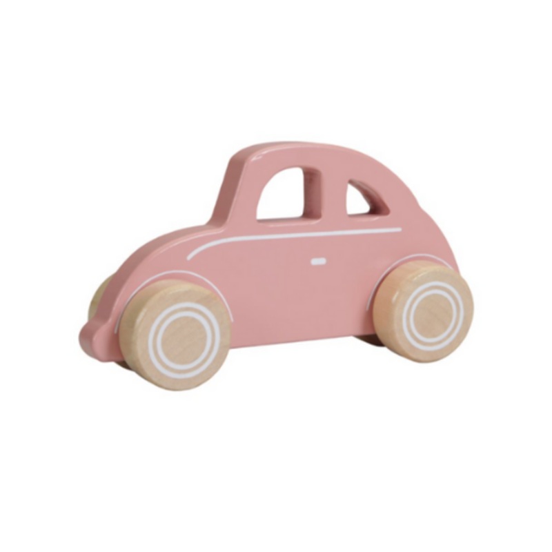 Wooden toy car – Pink