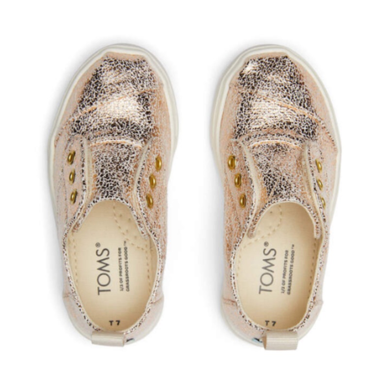 Tiny Cordones Sneaker Gold 19.5