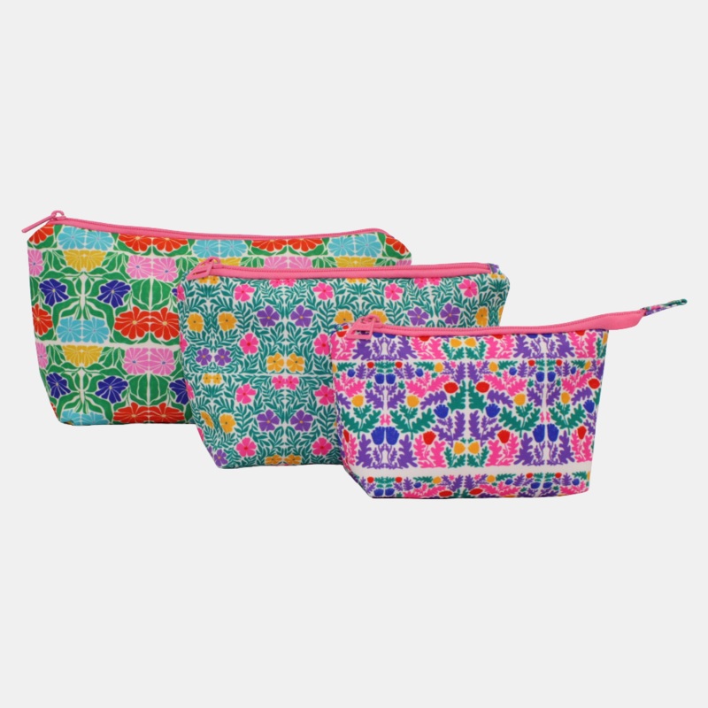 Flower Power Make-Up Rectangular Bags