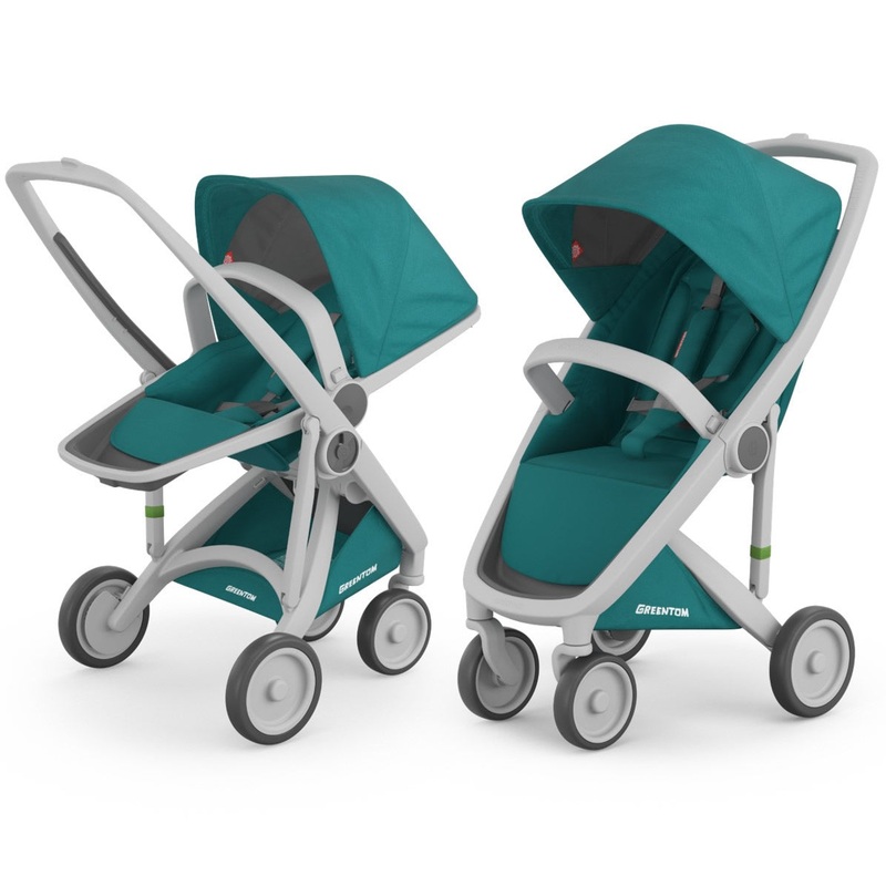 Greentom 2 in 1 Stroller – Grey/Teal