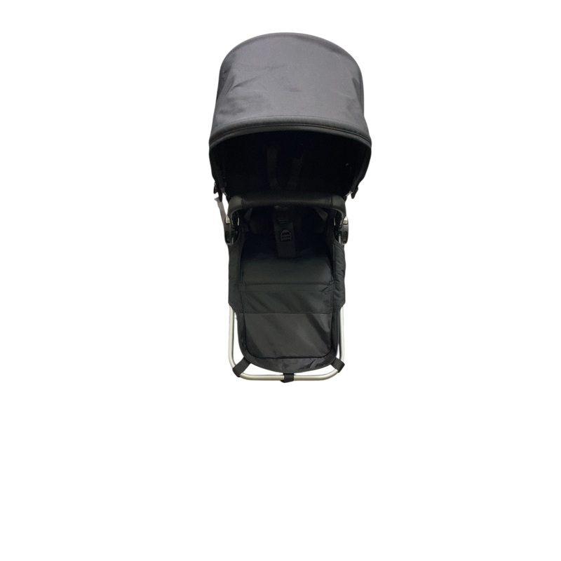 Bugaboo Donkey 5 Duo Extension Set, Aluminum, Midnight Black, Midnight Black, 2024, with Canopy