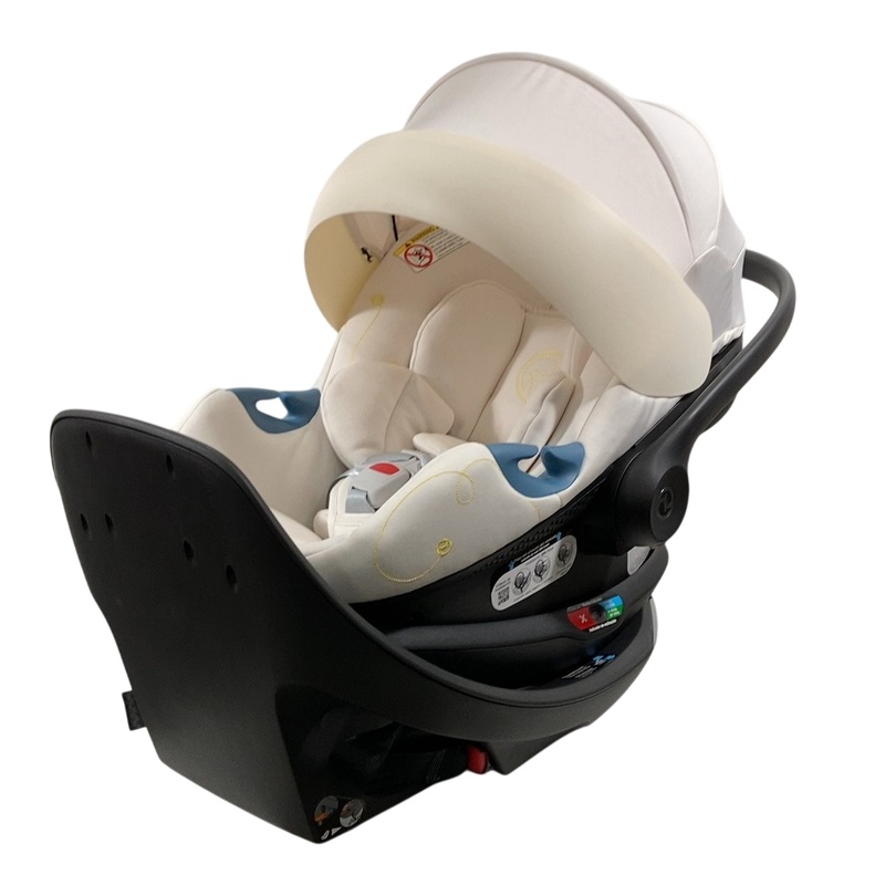 Cybex Aton G Swivel Infant Car Seat And Base, Seashell Beige, 2024