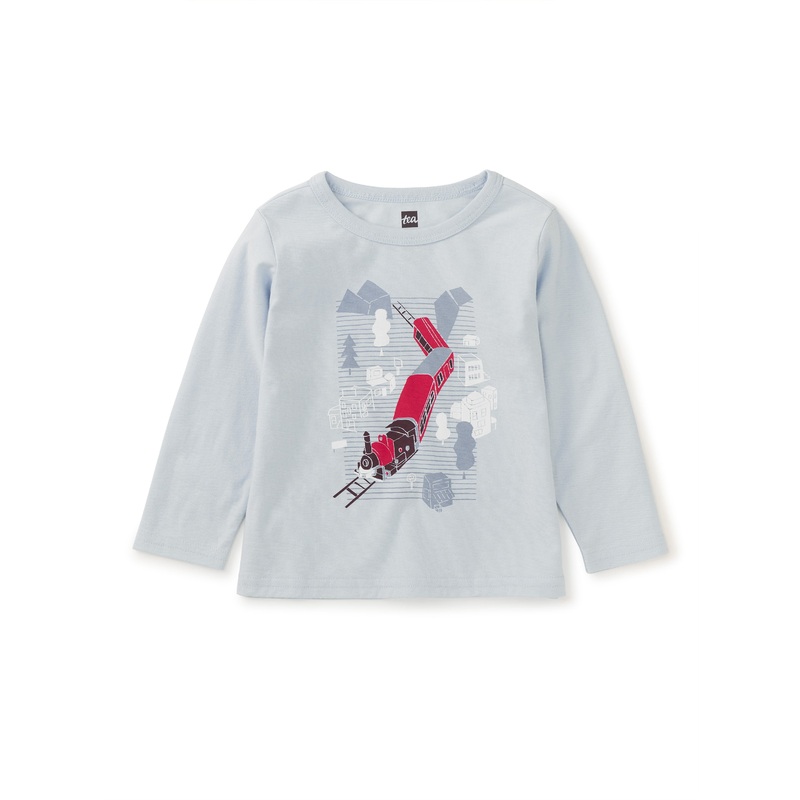 Tea Collection Train Town Baby Tee – Skyride