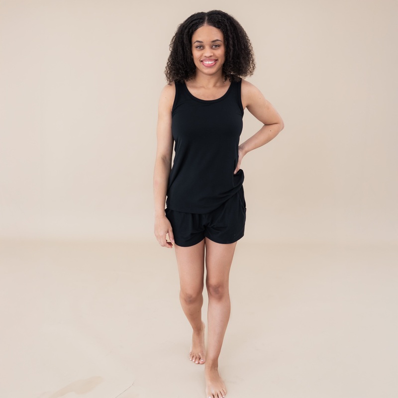 Womens Tank Set in Midnight