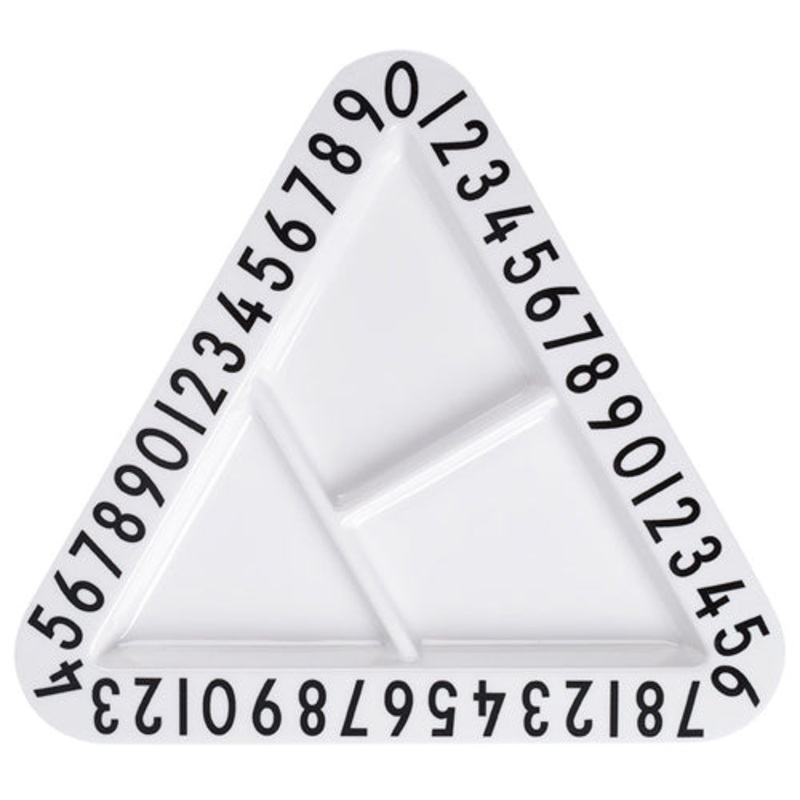 Arne Jacobsen Triangle ABC Plate