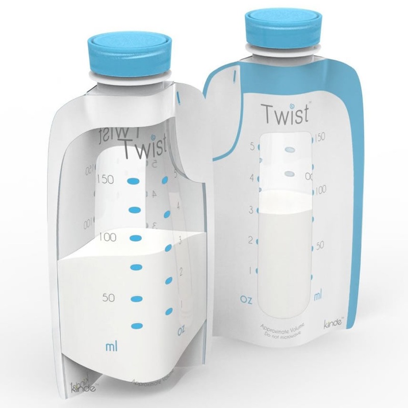Kiinde Twist Pouch Milk Storage Pouch, 6 oz, 40pk