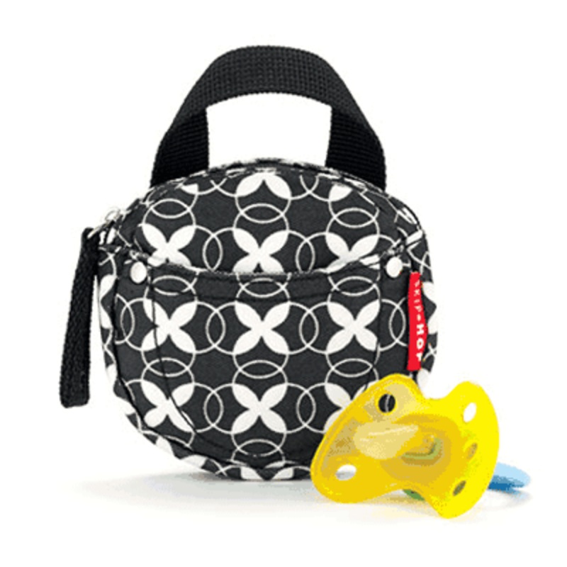 Skip Hop Pacifier Pocket – Black Geo
