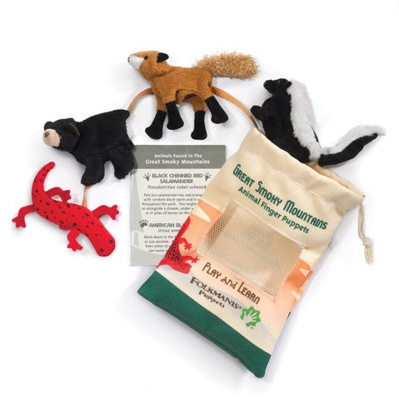 Great Smoky Mountain Animal Puppet Set