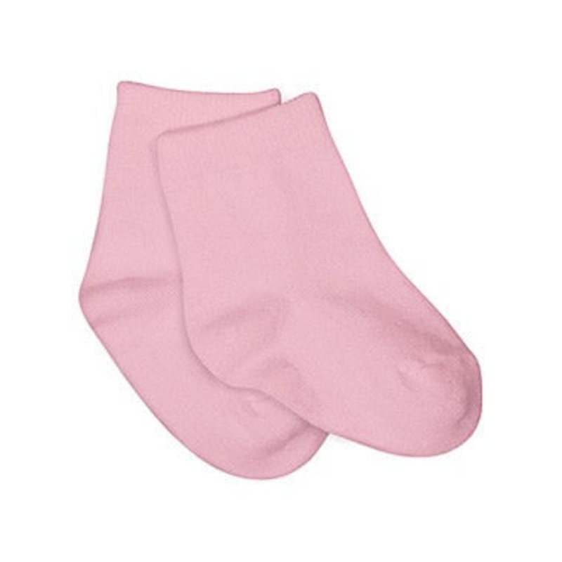 iPlay Organic Solid Socks – Rose – Newborn