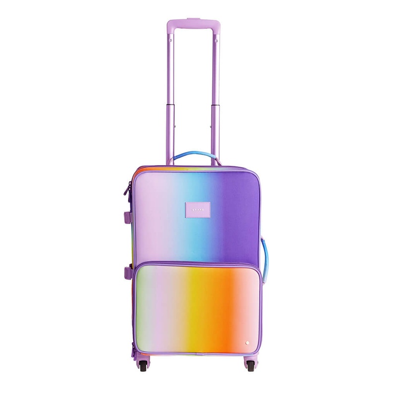 Logan Carry-On Suitcase Rainbow Gradient