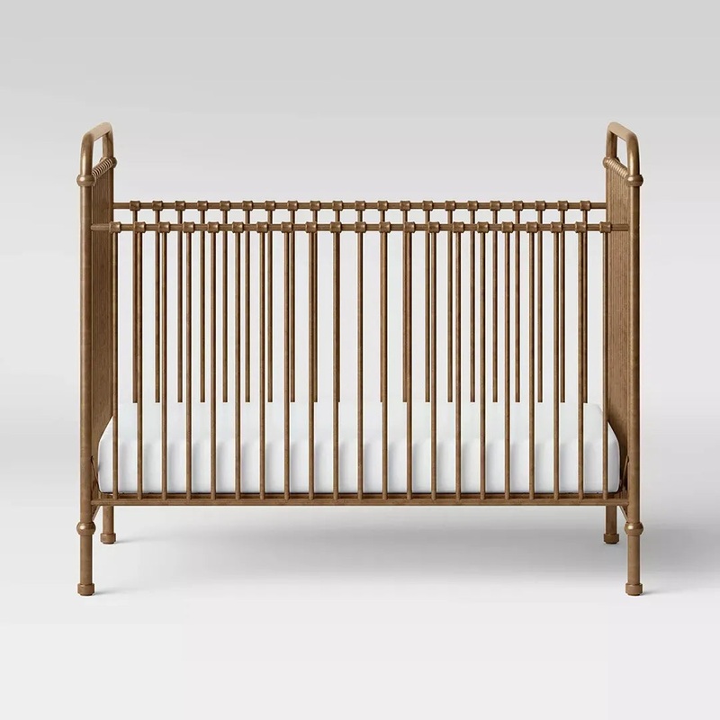 Abigail 3-in-1 Convertible Crib – Vintage Gold