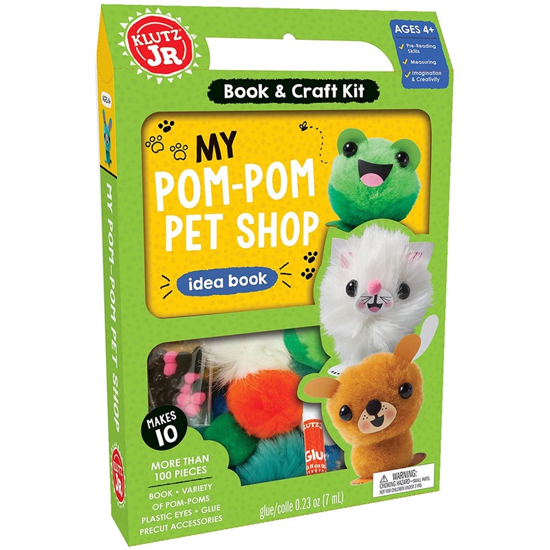 Klutz My Pom-Pom Pet Shop Book & Craft Kit