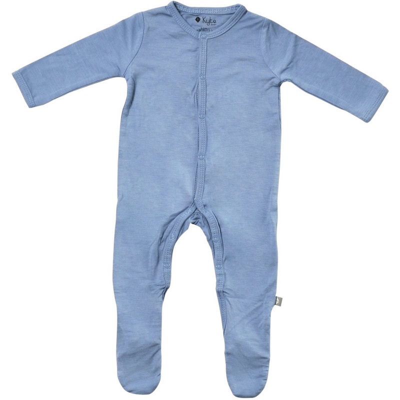 Kyte Baby Footie – Slate (Newborn)