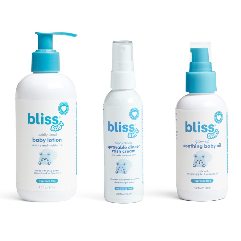 Baby Care Essentials Gift Set – Includes Diaper Rash Cream, Baby Oil & Baby Lotion