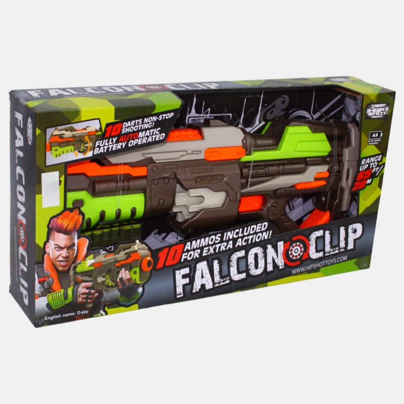 Blaster Machine Gun Toy with Soft Cartridges