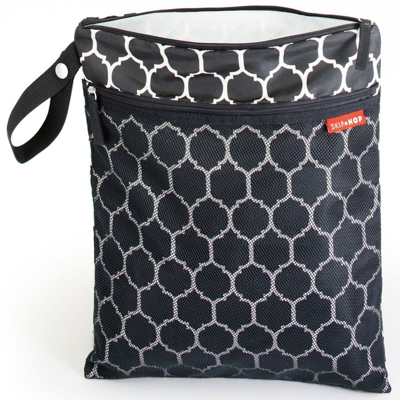 Skip Hop Grab & Go Wet/Dry Bag – Onyx Tile