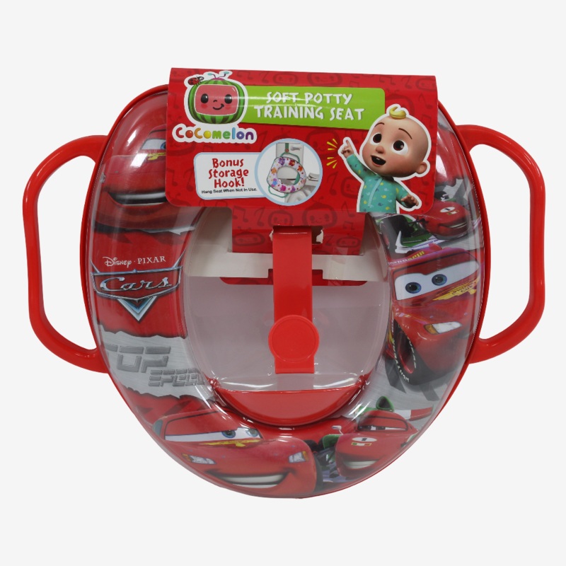 Toilet Seat with Handles  Cars Theme