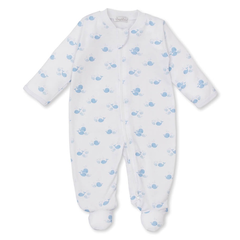 Zipper Footie Wonder Whale