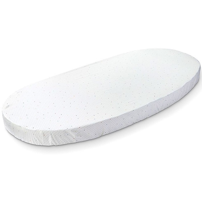 Stokke Sleepi Junior Fitted Sheet by Pehr – Rainbow Dot