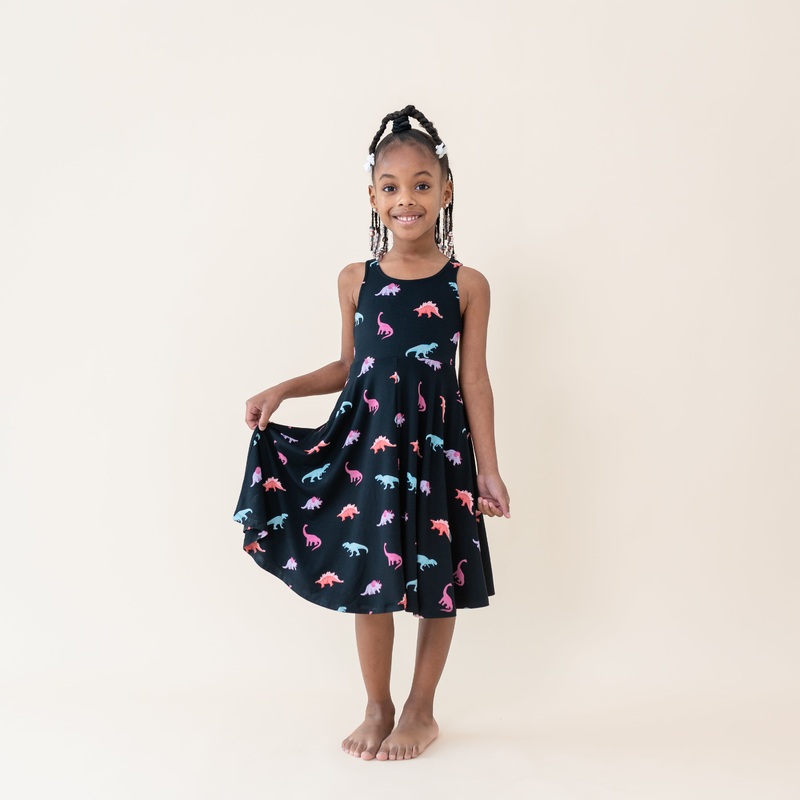 Tank Twirl Dress in Midnight Roar