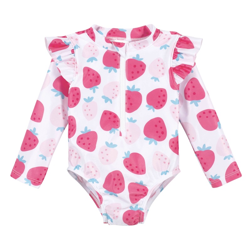 Baby & Toddler Girls UPF 50+ Strawberry Rash Guard