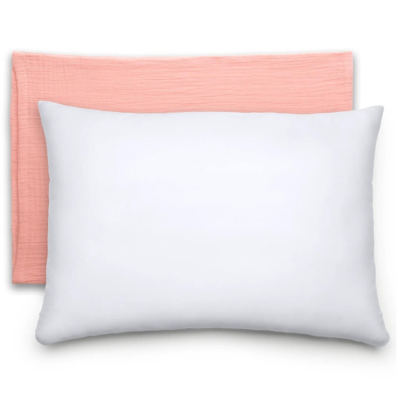 Toddler Pillow with Muslin Pillow Case