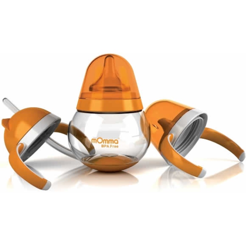 Lansinoh mOmma Developmental Drink Set – Orange