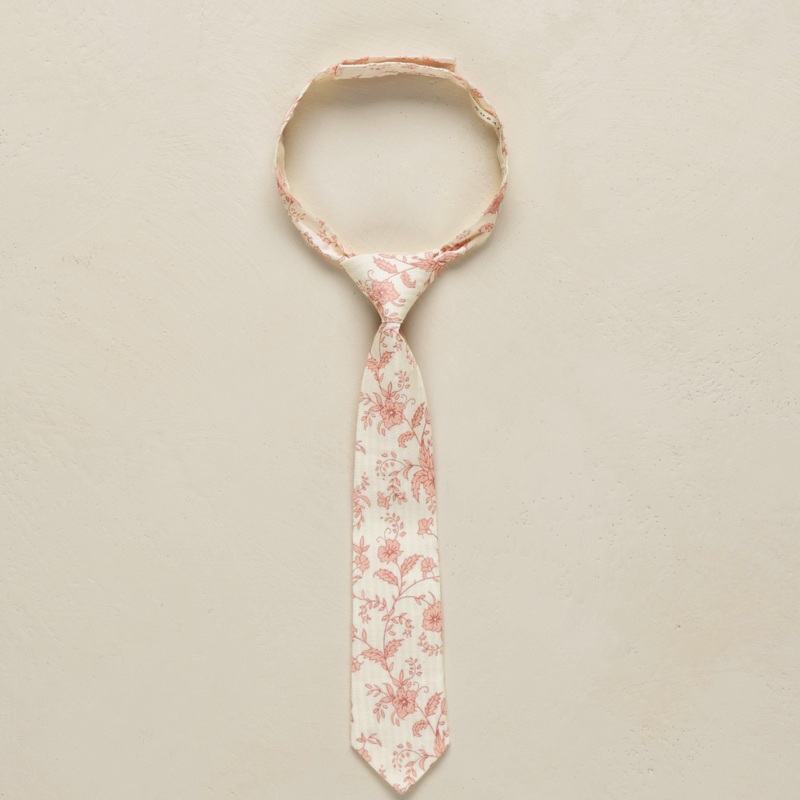 Noralee Skinny Tie | Pink Toile