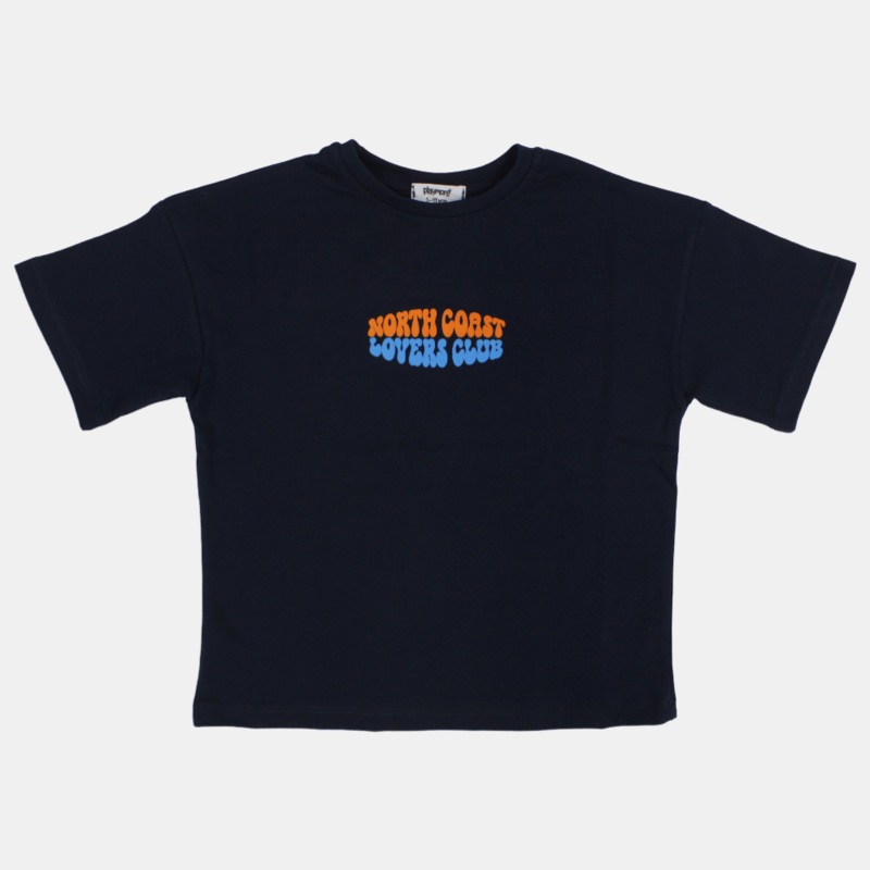 Unisex Baby Navy “NORTH COAST” Cotton T-Shirt